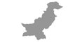 Map Pakistan vector background. Isolated country texture Royalty Free Stock Photo