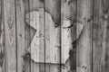 Map of Para on weathered wood Royalty Free Stock Photo
