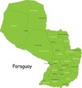 Map of Paraguay