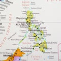 Map of Philippines Royalty Free Stock Photo