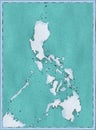 Map of the Philippines, physical map Asia, East Asia,