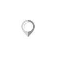 Map pin flat design style modern icon Royalty Free Stock Photo