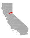 Map of Placer in California