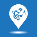 Musical notes icon