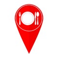 Map pointer restaurant