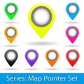 Map pointer set