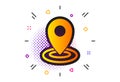 Location icon. Map pointer sign. Vector Royalty Free Stock Photo