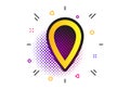 Map pointer sign icon. Marker symbol. Vector Royalty Free Stock Photo