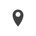 Map pointer vector icon