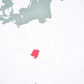 Map of Poland - Opole Royalty Free Stock Photo
