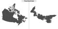 map of Prince Edward Island province of Canada