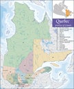 Map of Quebec