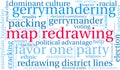 Map Redrawing Word Cloud