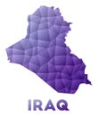 Map of Republic of Iraq.