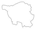 Map of Saarland