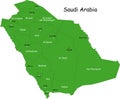 Map of Saudi Arabia