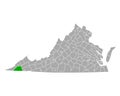 Map of Scott in Virginia