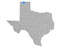 Map of Sherman in Texas