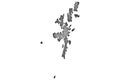 Map of Shetland Islands on weathered concrete