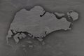 Map of Singapur on dark slate Royalty Free Stock Photo