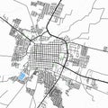 Map of Chinandega city.