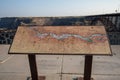 A map of Snake river canyon at Twin Falls Idaho