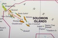 Map of Solomon Islands