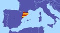 Map Spain Catalonia referendum independence barcelona
