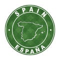 Map of Spain Football Field