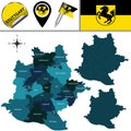 Map of Stuttgart, Germany
