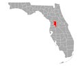 Map of Sumter in Florida