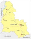 Map of Sumy Oblast