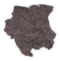 map of Suriname on old dark crumpled grunge paper
