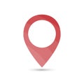 Map symbol, map pointer Royalty Free Stock Photo