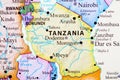 Map of tanzania