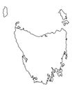 Map of Tasmania