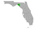 Map of Taylor in Florida
