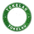 Map of Tokelau, CO2 emission concept Royalty Free Stock Photo