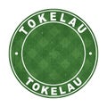 Map of Tokelau Football Field Royalty Free Stock Photo