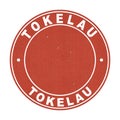 Map of Tokelau Tennis Court Royalty Free Stock Photo