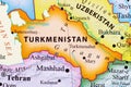 Map of Turkmenistan