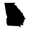 Map of the U.S. state Georgia