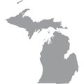 U.S. state of Michigan Royalty Free Stock Photo