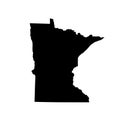 Map of the U.S. state Minnesota