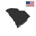 Map of the U.S. state of South Carolina