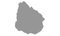Map Uruguay vector background. Isolated country texture Royalty Free Stock Photo