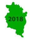 Map of Vorarlberg 2018