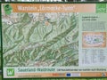 A Map of Warstein Routes , Hiking Route for 240 KM in the german Sauerland