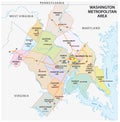 Map of Washington DC Metropolitan Area is the metropolitan area based in Washington DC