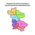 Map of Wayanad Lok Sabha constituency